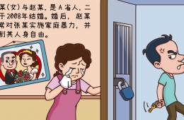 婦女兒童權(quán)益保護(hù)漫畫案例九：流動(dòng)人口遭受家暴 兩地婦聯(lián)攜手維權(quán)