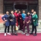 蝶戀舞舞隊(duì)入駐酒店 大家好好休息